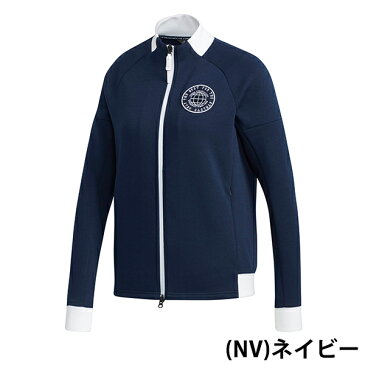 ★WEB限定タイムセール★★残り、ホワイトMサイズ、1枚限り★【60%OFF】アディダスゴルフ 春夏モデル レディース ブルゾン フルジップ バイカラー 長袖 M L O XO サイズ adidas golf【19】ゴルフ gjs61 ゴルフウエア レディース 春夏