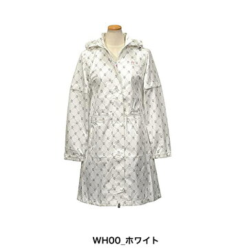 【10%OFF】マンシング 春夏モデル レディース レインウェア ワンピース ペンギンプリント 袖脱着 レッグカバー付き M L LL サイズ le coq【19】ゴルフ mgwnjf02w ゴルフウエア レディース 春夏