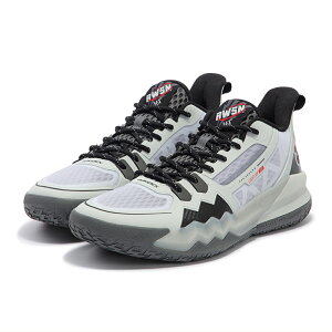 361° Burning Force 4 W572421107-2 WHT/GRY バスケットシューズ バッシュ ローカット