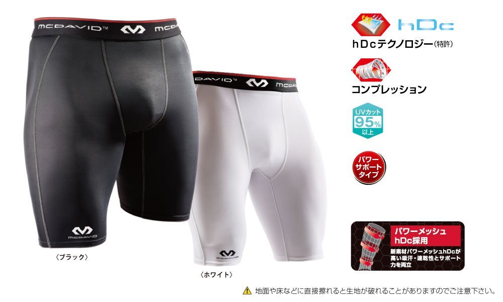 【2点までネコポス対応】マクダビッド McDavid パワーコンプレッション ショーツ M...