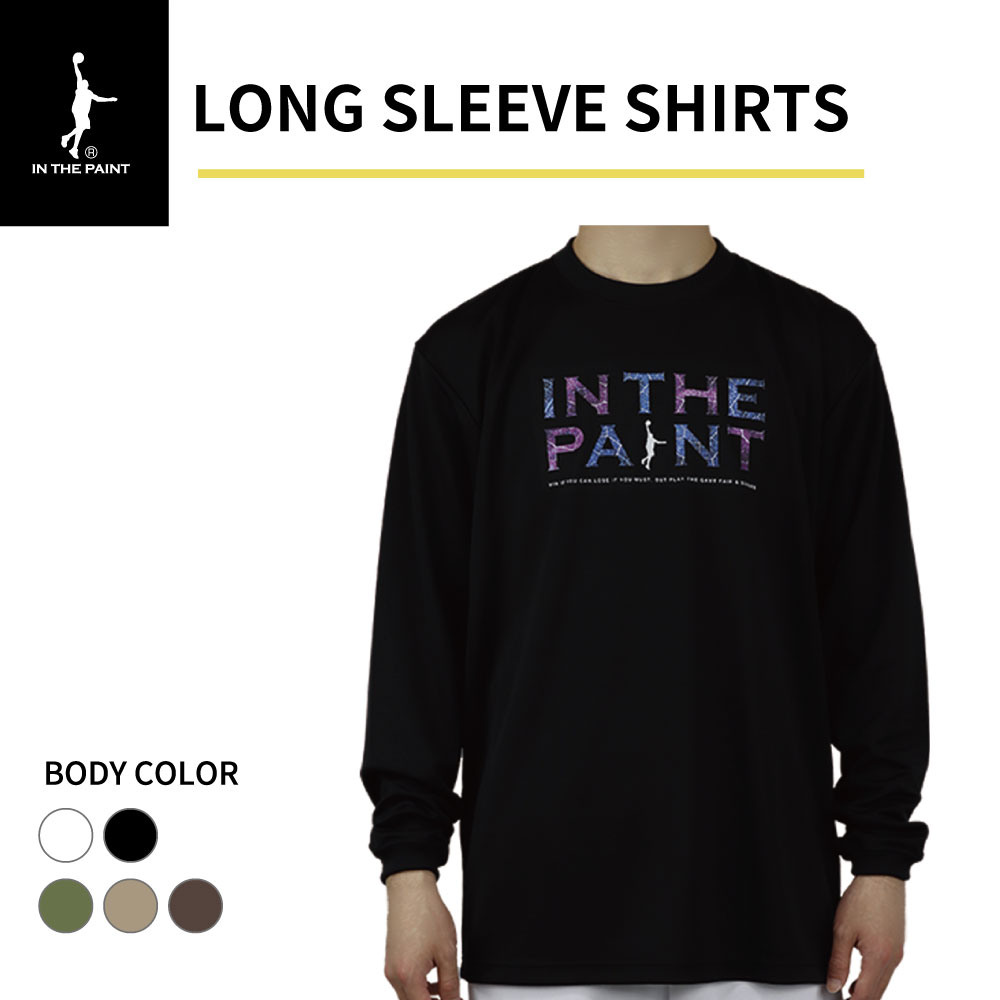 美品】IN THE PAINT インザペイント/ロンT ネイビー Mサイズ