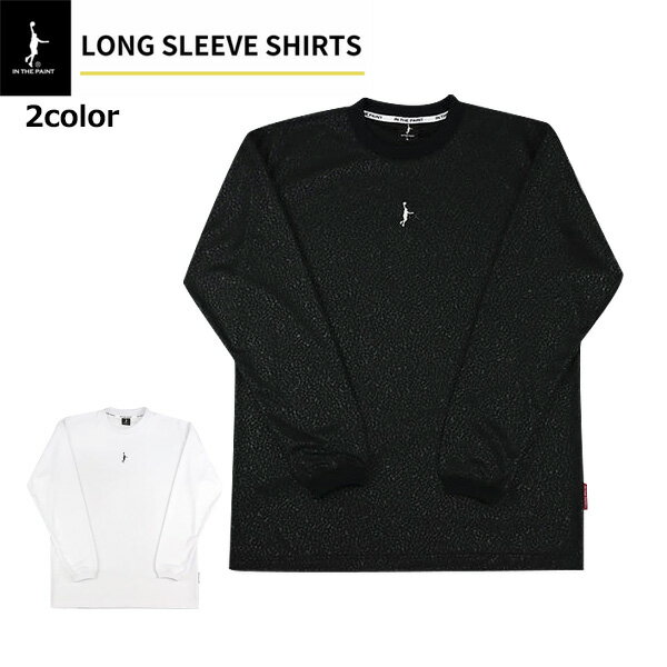 【ポイント5倍】【12/4(木）～12/11（木）お得なクーポン配布中】【ネコポス対応】IN THE PAINT インザペイント ITP25408 ロングスリーブシャツ バスケ スポーツ ロンT 長袖