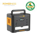 POWERNESS ポータブル電源1500W 480000mAh/1536Wh大容量 ポータブルバッテリー リン酸鉄リチウムイオン 純正弦波 AC(1500W 最大3000W)/DC/USB出力 最大13台デバイス同時に充電可能 パススルー充電対応 LEDライト キャンプ 防災グッズ 非常時用