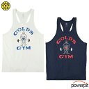 GOLD'S GYM コットンスラブタンク G5520 ゴールドジム トレーニング タンクトップ ヴィンテージ ナチュラル 夏 秋 涼しい スラブ生地 トレーニー ウェア クラシックJ クラシックジョー かわいい 日本サイズ