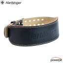 ハービンジャー 4インチ パッテッド レザーベルト 男女兼用 腰痛 ギックリ腰 WeightTrainingBelt 正規輸入品 Harbinger R
