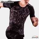 コラントッテ【 スポーツ 】【 ウェア 】【 トップス 】【 ショート 】【 色とサイズが選べます 】Tシャツ ショートスリーブ 半袖 半そで 半ソデ 男性用 ブラック 黒 迷彩 カモ柄 磁石 磁気 磁力 医療機器 血行改善 血流