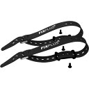 FIXPLUS フィックスプラスストラップ Gear Tightener ギアタイトナー セット 全長46cm ストラップ ×2 ギアタイトナー×2 ブラック ...
