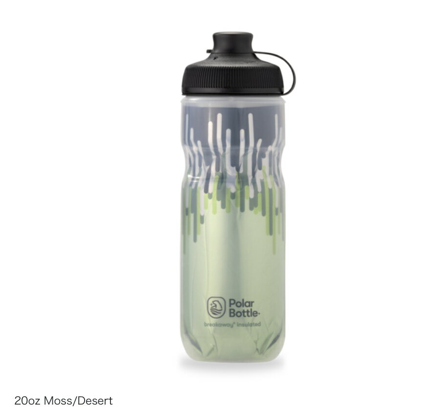 POLAR BOTTLE ポーラーボトル 20oz(600ml) Breakaway Muck Insulated Zipper 自転車 保冷ボトル 通勤 通学 グラベル スポーツ 水分補給 ジム 日常使い マウンテンバイカー、グラベルライダー サージバルブ