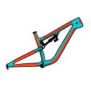 RIDEWRAP ライドラップ COVERED PROTECTION MTB DUAL-SUS カバープロテクション マウンテンバイク デュアルサスペンション ...