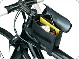 トピーク TOPEAK 自転車 トライバッグ バッグ 黒 ブラック 小型 シンプル 便利グッズ ロード MTB マウンテンバイク BAG25100