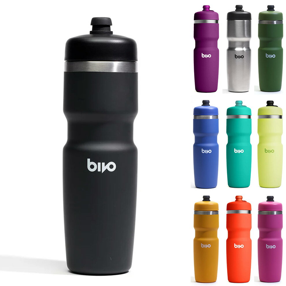 Rakuten - スーパーSALE 新商品 bivo ビヴォ Trio トリオ ステンレス カラー豊富 621ml 21oz サイクリング ランニング 軽量断熱構造 シングルウォール構造 特許取得 自転車