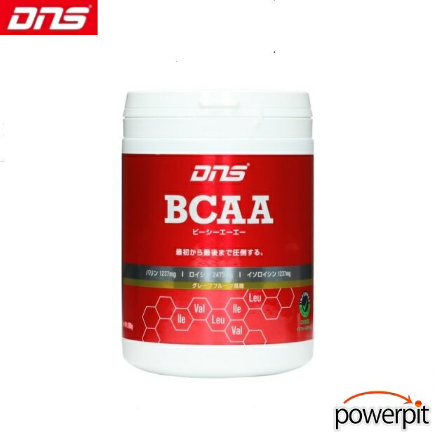 DNS ディーエヌエス BCAA ビーシ－エーエー グレープフルーツ風味 200g 1個入り 分岐鎖アミノ酸 ロイシン イソロシシン バリン 筋肉 筋力トレーニング 持久力 合成 分解抑制 ダイエット 減量 アナボリック アンチカタボリック