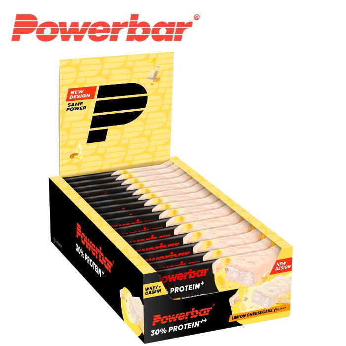 Powerbar パワーバー30%プロテインプラスレモンチーズケーキパック売り(15本入り)