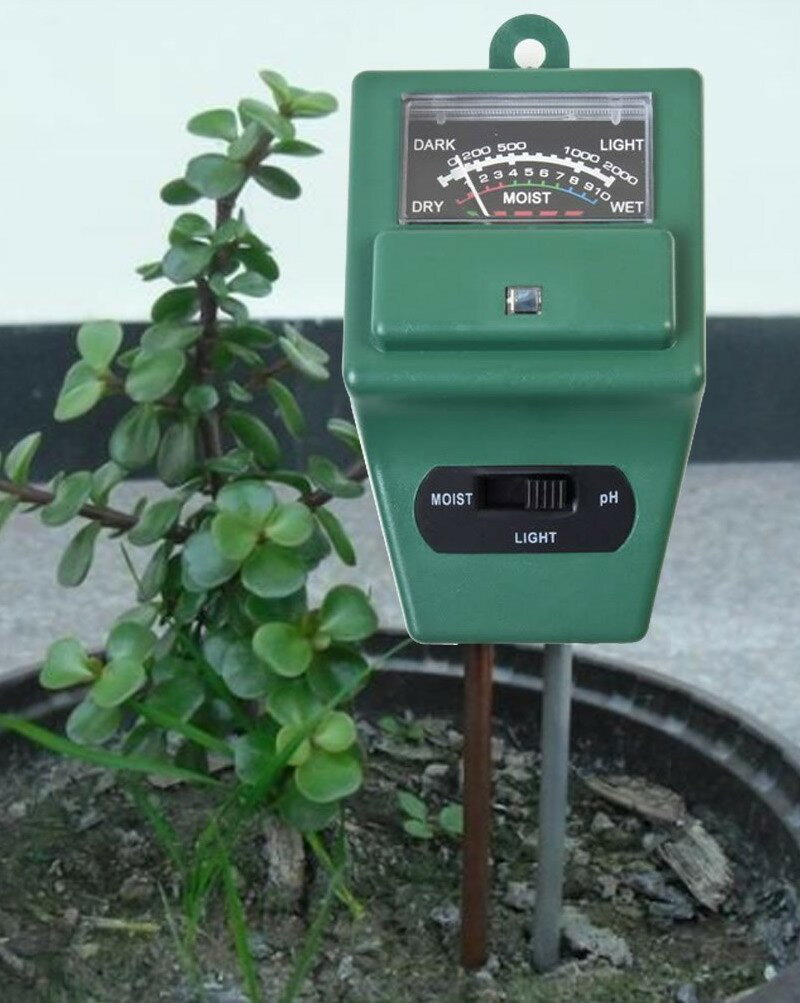 土壌phメーター 土壌の酸度を簡単測定 湿度計 酸度計 光量計 ガーデニングや農業用に 簡易ph値測 ...