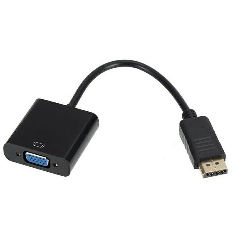 DisplayPort1.4 to VGA変換アダプタ 1080P 