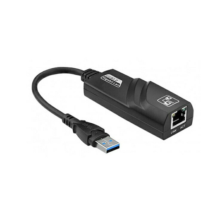 ͭLANץ USB3.0 High-speed(ϥԡ) RJ45 USB3.0 Ѵץ 10/100/1000 Mbps ӥå ɥ饤  USB32RJ45 ̵