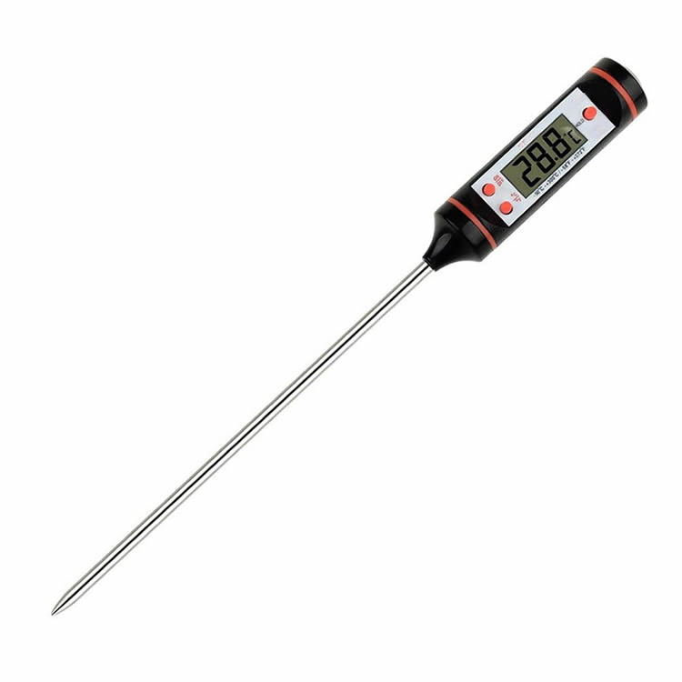 クッキングデジタル温度計 -50～300度まで測定可能 約23cm 油温計 水温計 調理 料理 揚げ物 天ぷら ミルク ホールド機能 JL-FDTMP3001のサムネイル