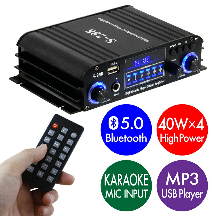 ¿ǽ4chǥ 440W Ѿ ޥϲ 饪б MP3ץ졼䡼 Bluetoothб JL-LPS288