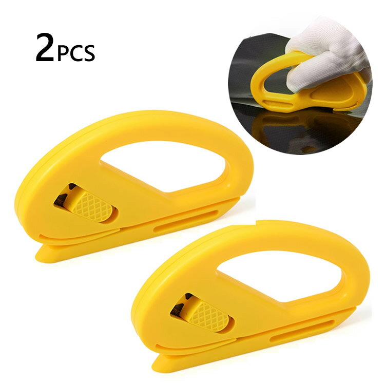 【2個セット】壁紙カッター フィルムカッター カーフィルム 窓ガラス遮熱フィルム レターオープナー ペ..