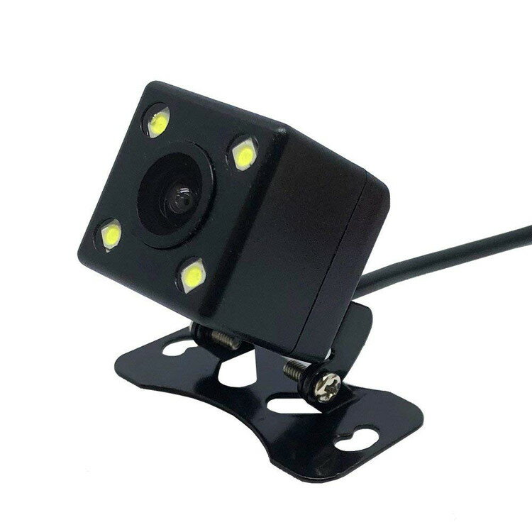 バックカメラ 正像/鏡像選択可 ガイドライン表示機能 DC12V 暗視機能 IP66防水仕様 超小型CCD 4灯LED JL-BK800 送料無料