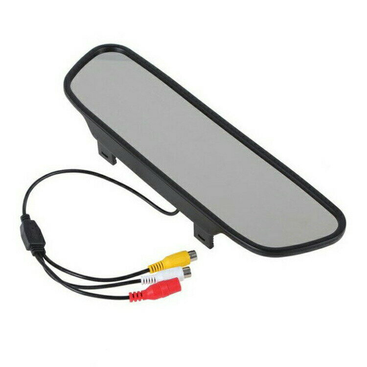 バックカメラセット 高画質小型防水バックカメラ 5インチルームミラー型モニター お買得セット JL-RM50A206C