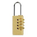セキュリティダイヤル式銅南京錠 可変式 4桁 旅行 ポスト コンビネーションロック JL-LOCK42 送料無料