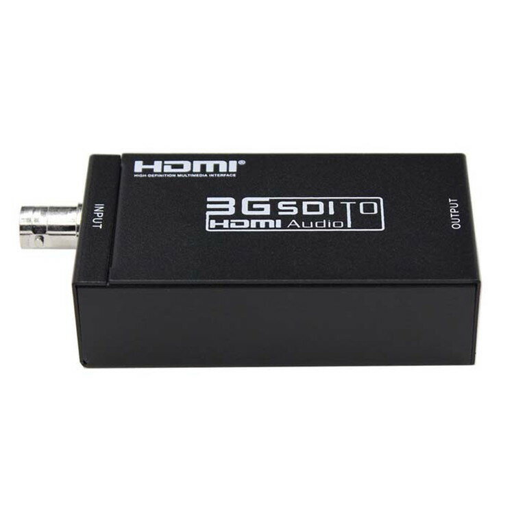 mini SDI to HDMI 変換器 SDI→HDMIコンバーター HD-SDI・SD-SDI・3G-SDI対応 HDMI変換器 SDI入力HDMI出力 信号変換 BNC/SDI TO HDMI ESD保護 解像度1080P JL-SDI2HDMI 送料無料
