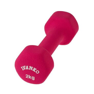 【自宅でトレーニング！】IVANKO イヴァンコネオプレンビューティダンベル 2kg　（ピンク）
