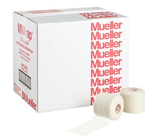 Muller ミューラー アンダーラップ　Mラップ　カラー　70mm　ベージュ　（48本セット）130702