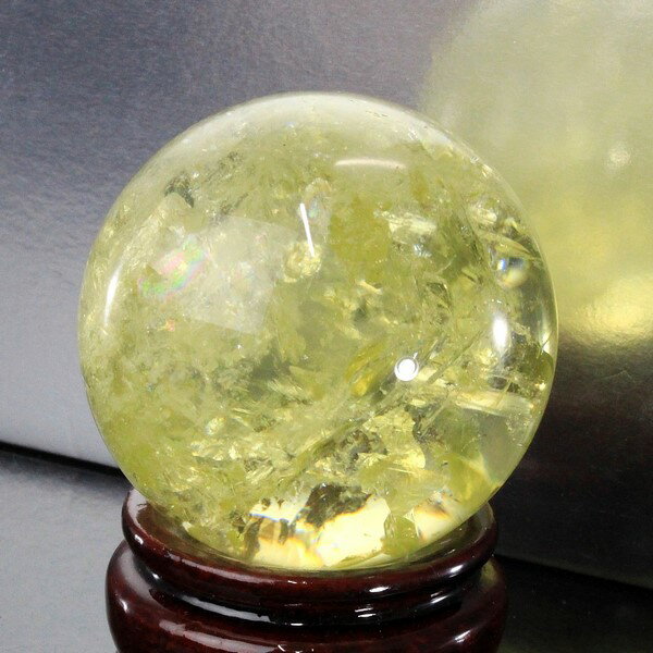 【54mm】 シトリン 丸玉｜シトリン 黄水晶 Citrine【原石 Gemstone 丸玉 Circle Ball Crystal ball 球体 置物 水晶球 大玉 ルース】メンズ Men's レディース Ladies 天然石 海外直輸入価格 シトリン