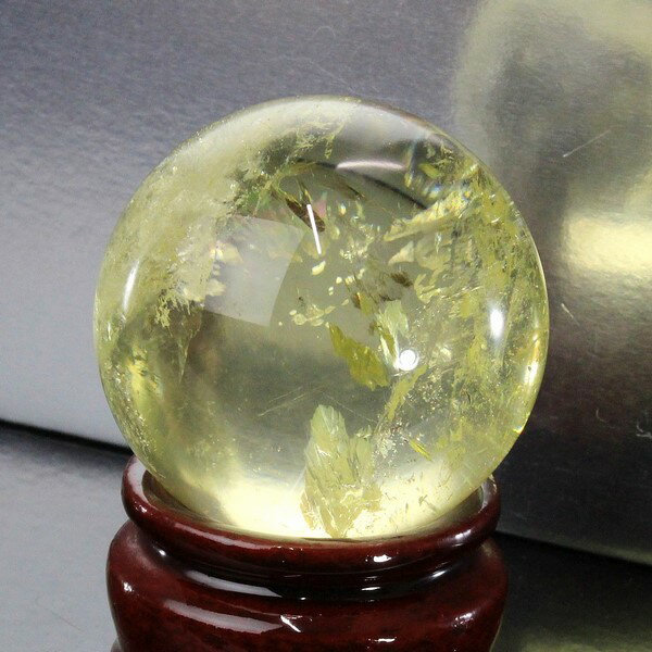 【44mm】 シトリン 丸玉｜黄水晶 Citrine シトリントパーズ シトロン シトリン【丸玉 Circle Ball 原石 Gemstone 水晶玉 Sphere 球体 置物 水晶球 大玉 ルース Ruth】メンズ Men's レディース Ladies 限定 一点物 シトリン