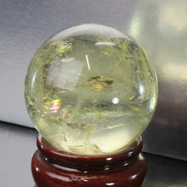 【47mm】 シトリン 丸玉｜シトリン 黄水晶 Citrine【Crystal ball 球体 置物 水晶球 大玉 ルース 丸玉 Ball 原石 Gemstone 水晶玉】メンズ レディース 一点物アイテム シトリン