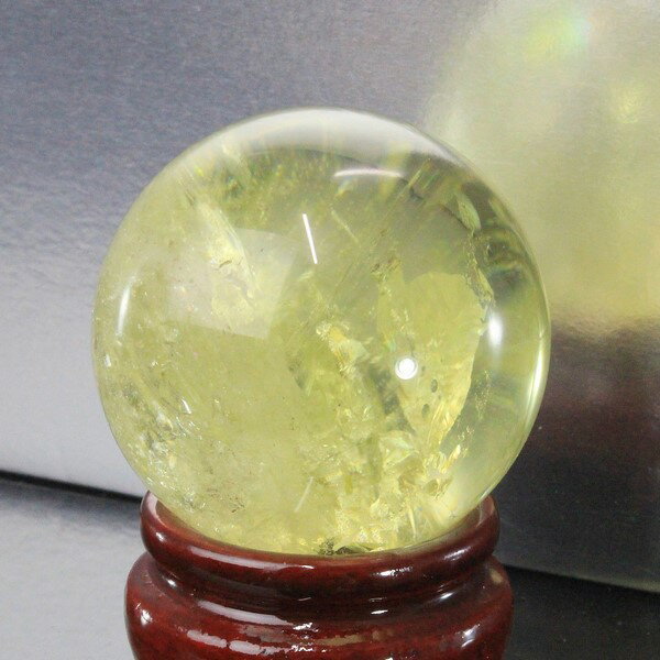 【47mm】 シトリン 丸玉｜黄水晶 Citrine シトリントパーズ シトロン シトリン【Ball 原石 Gemstone ball 丸玉 Circle 球体 置物 台座 水晶球 大玉 ルース】メンズ レディース 一点物 パワーストーン シトリン