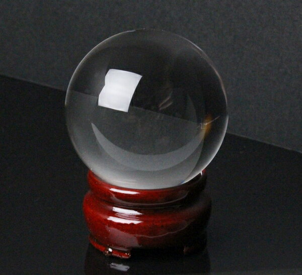 【完全透明 50mm】 水晶玉 天然｜クリスタル 水晶 Crystal クォーツ Quartz【Ball 原石 Gemstone ball 丸玉 Circle 球体 ルース】メンズ Men's レディース Ladies 限定 一点物 水晶玉