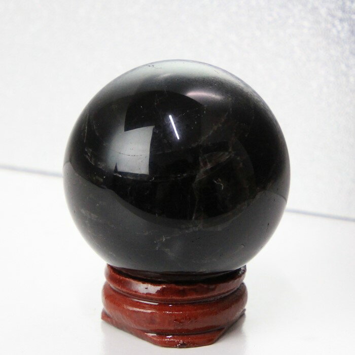 【45mm玉】 モリオン 丸玉【台付き】｜黒水晶 Morion モリオン【丸玉 Circle Ball 原石 Gemstone 水晶玉 Crystal ball 球体 置物 水晶球 大玉 ルース】メンズ レディース 限定 一点物 モリオン【ポイント割引商品】