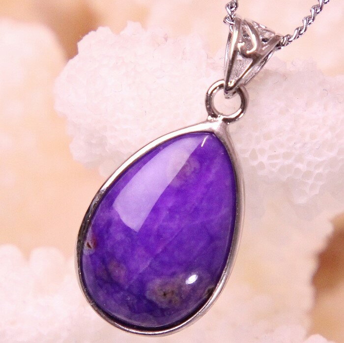 スギライト ペンダント｜杉石 スギライト スジライト Sugilite スージーライト ネックレス Pendant 首飾り Necklace ペンダント ネックレス｜メンズ レディース 限定 一点物 スギライト