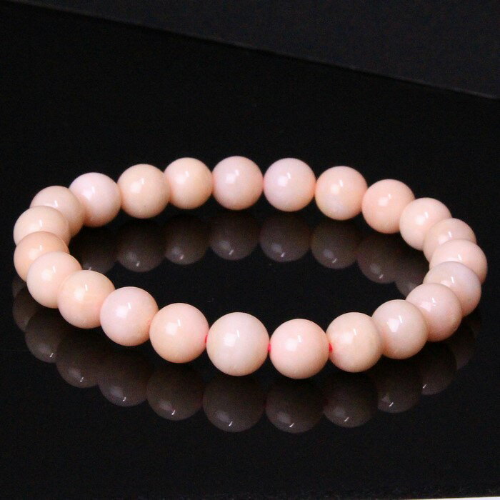 【一点物】ピンクオパール ブレスレット｜Pink Opal オパール 蛋白石【バングル Bracelet ブレスレッド Bangle ブレスレット 腕輪】メンズ レディース 一点物 パワーストーン ピンクオパール