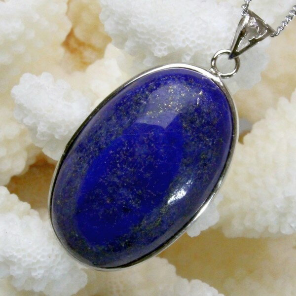 ラピスラズリ ペンダント｜Lapis Lazuli 瑠璃 ラピスラズリ 青金石【Pendant Necklace ペンダント ネックレス】メンズ Men's レディース Ladies 天然石 海外直輸入価格 ラピスラズリ【大粒 大きい】