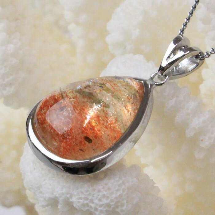 サンストーン ペンダント｜サンストーン 日長石 Sunstone 太陽石 ネックレス Necklace Pendant ネックレス ペンダント｜メンズ レディース 一点物 パワーストーン サンストーン【ポイント割引商品】