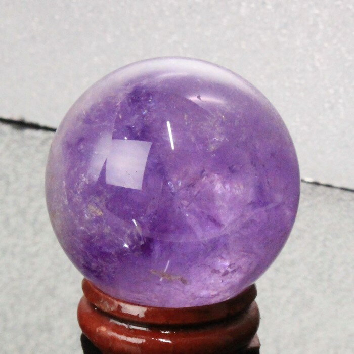 【40mm玉】アメジスト 丸玉｜紫水晶 Amethyst アメジスト【原石 Gemstone 水晶玉 球体 置物 水晶球 大玉 丸玉 Circle Ball】メンズ Men's レディース Ladies 天然石 海外直輸入価格 アメジスト