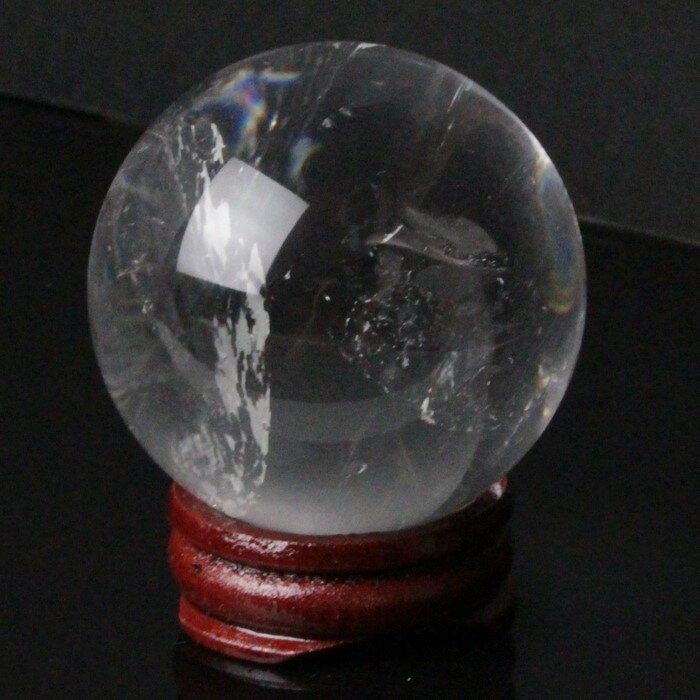 【49mm】天然 水晶玉｜クォーツ すいしょう Quartz クリスタル Crystal 水晶【丸玉 Circle Ball 原石 Gemstone 水晶玉 Crystal ball Sphere 球体 地鎮祭 置物 水晶球 大玉】メンズ レディース パワーストーン 天然石 海外直輸入価格 天然