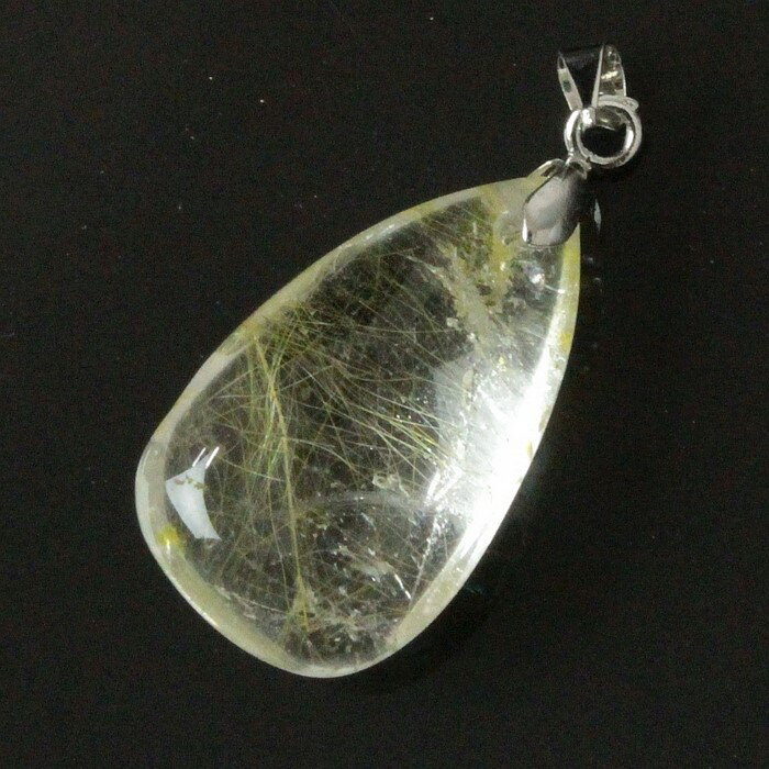 ルチルクォーツ ペンダント|ルチルクオーツ 金針水晶 ルチルクォーツ ネックレス チャーム Pendant Necklace 首飾り ペンダント|メンズ Men...
