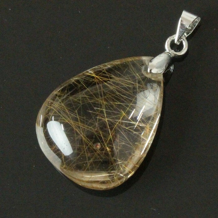 ルチルクォーツ ペンダント｜rutile quartz ルチルクオーツ 金針水晶 ルチルクォーツ ネックレス チャーム Pendant Necklace 首輪 首飾り ペンダント｜メンズ レディース 一点物 パワーストーン ルチルクォーツ