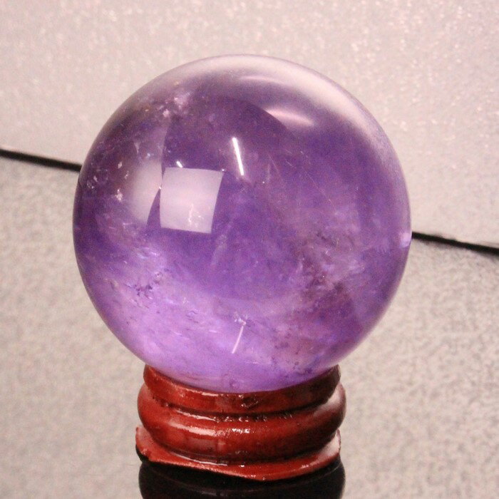 【46mm】アメジスト 丸玉｜アメシスト Amethyst 紫水晶 アメジスト【丸玉 原石 Circle Ball 球体 置物 水晶球 水晶玉 Ruth Sphere Crystal ball ルース Gemstone】メンズ レディース パワーストーン 天然石 海外直輸入価格 アメジスト