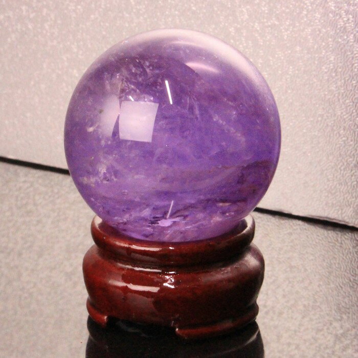 【49mm】アメジスト 丸玉｜紫水晶 Amethyst アメシスト アメジスト【原石 球体 置物 水晶球 大玉 水晶玉 Crystal ball ルース Gemstone Circle Ball】メンズ レディース 天然石 海外直輸入価格 アメジスト パワーストーン 原石 天然石