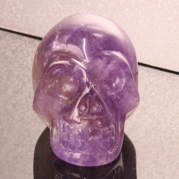 アメジスト ドクロ｜紫水晶 Amethyst アメシスト アメジスト【Scull Skeleton 原石 Gemstone 彫刻 置物 スケルトン 髑髏 スカル 頭蓋骨 しゃれこうべ ドクロ】メンズ Men's レディース Ladies 天然石 海外直輸入価格 アメジスト