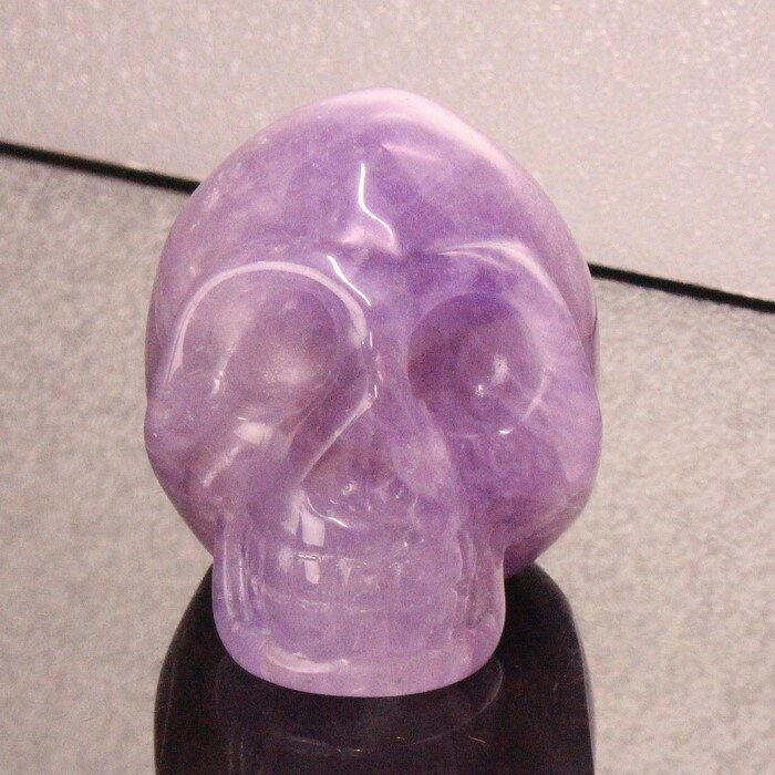 アメジスト ドクロ|Amethyst 紫水晶 アメシスト アメジスト【しゃれこうべ Scull Skeleton 原石 Gemstone 彫刻 置物 スケルトン...