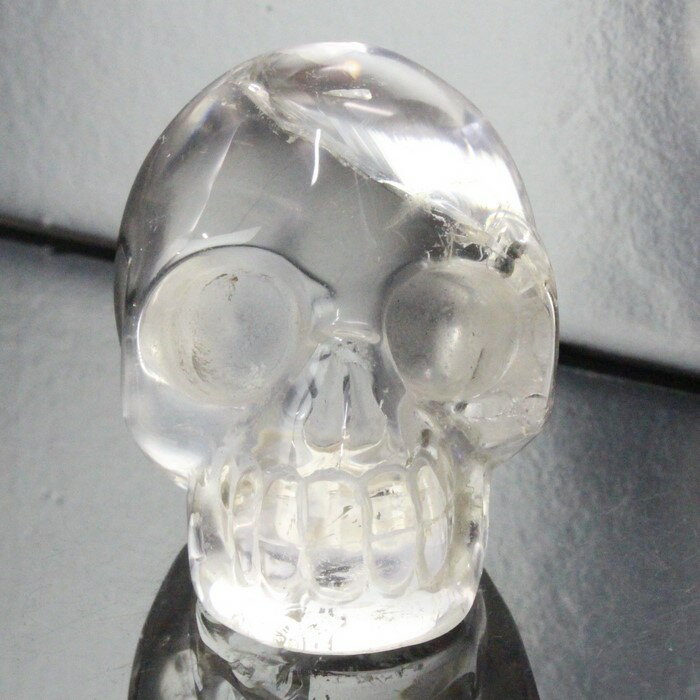 水晶 ドクロ｜Crystal クリスタル クォーツ すいしょう Quartz 水晶【スカル 頭蓋骨 しゃれこうべ Scull Skeleton 原石 Gemstone 彫刻 置物 スケルトン 髑髏 ドクロ】メンズ レディース 限定 一点物 パワーストーン 水晶