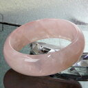 【女性用Lサイズ】ローズクォーツ バングル｜紅水晶 Rose Quartz ローズクォーツ ブレスレット Bangle 腕輪 バングル Bracelet｜ メンズ Men's レディース Ladies 天然石 海外直輸入価格 ローズクォーツ