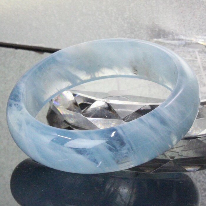 ֡ڽMۥޥ Х󥰥 Aquamarine ߥ륭 ޥ ֥쥹å Bangle  Bracelet  ǥ ʪ ѥȡ ޥפ򸫤